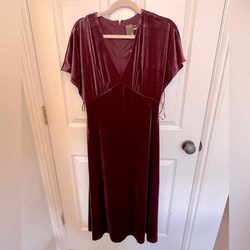 COPY - Purple Velvet Formal Dress